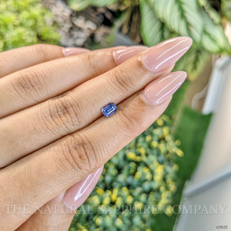 0.63 Ct. Blue Sapphire from Ceylon (Sri Lanka)