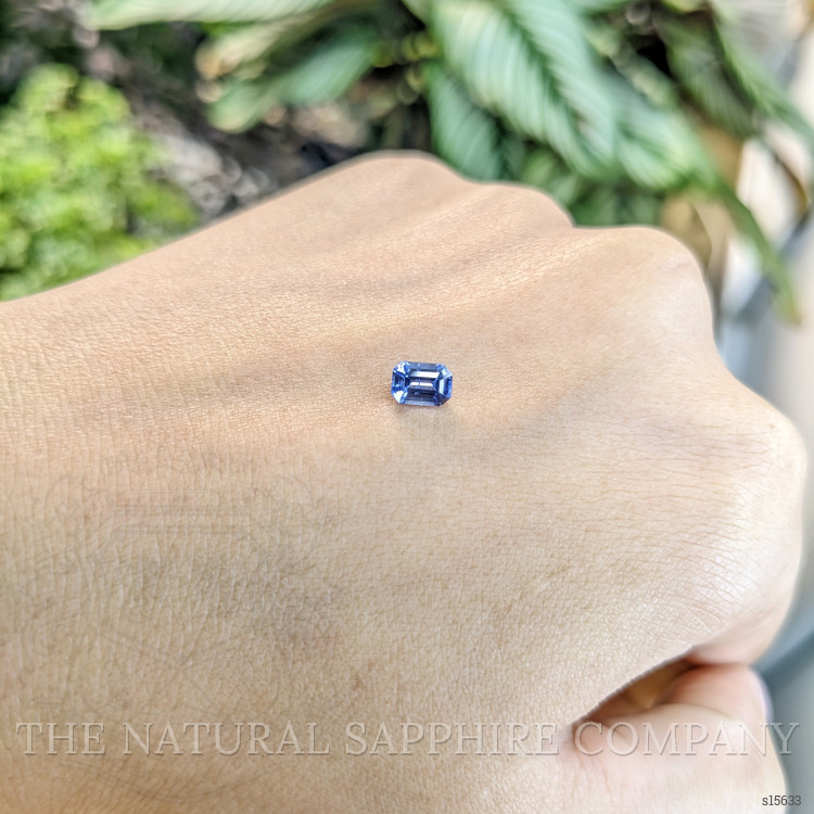 0.63 Ct. Blue Sapphire from Ceylon (Sri Lanka)