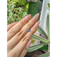0.59 Ct. Blue Sapphire from Ceylon (Sri Lanka) Life Style