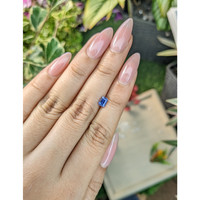 0.66 Ct. Blue Sapphire from Ceylon (Sri Lanka) Life Style