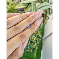 0.57 Ct. Blue Sapphire from Ceylon (Sri Lanka) Life Style