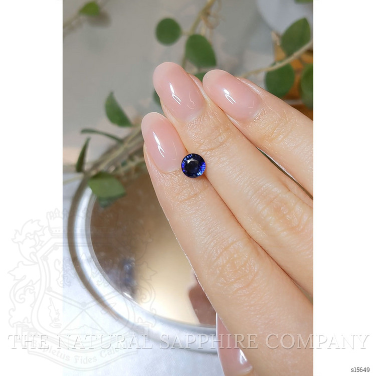 1.19 Ct. Blue Sapphire from Ceylon (Sri Lanka)