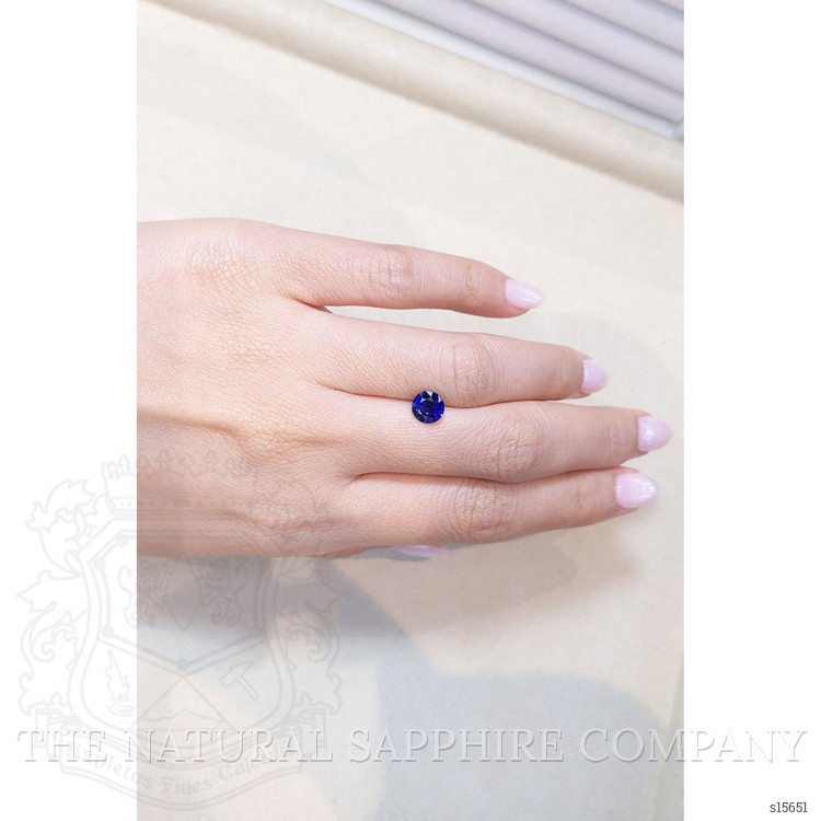 1.35 Ct. Blue Sapphire from Ceylon (Sri Lanka)