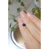 0.74 Ct. Blue Sapphire from Ceylon (Sri Lanka) Life Style
