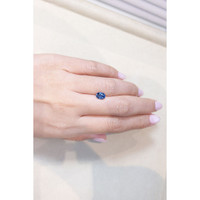 1.29 Ct. Blue Sapphire from Ceylon (Sri Lanka) Life Style