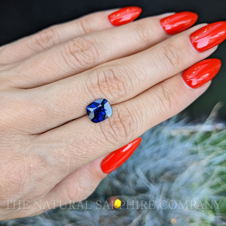 2.62 Ct. Blue Sapphire from Ceylon (Sri Lanka)