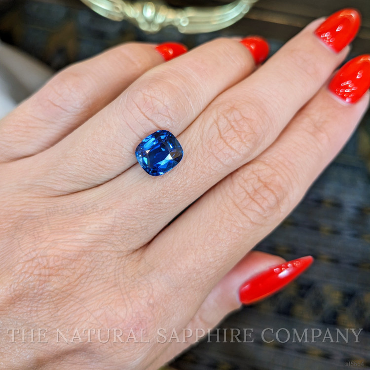 3.48 Ct. Blue Sapphire from Ceylon (Sri Lanka)