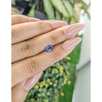 0.75 Ct. Blue Sapphire from Ceylon (Sri Lanka) Life Style