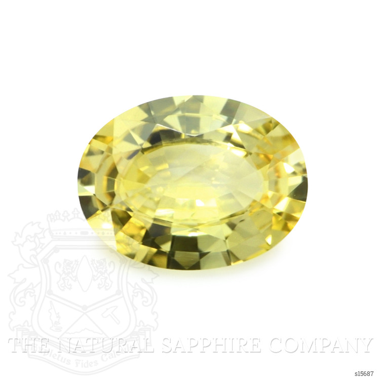 1.37 Ct. Yellow Sapphire from Ceylon (Sri Lanka)