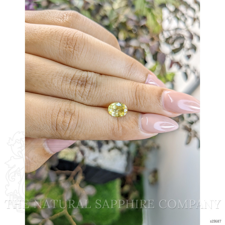 1.37 Ct. Yellow Sapphire from Ceylon (Sri Lanka)
