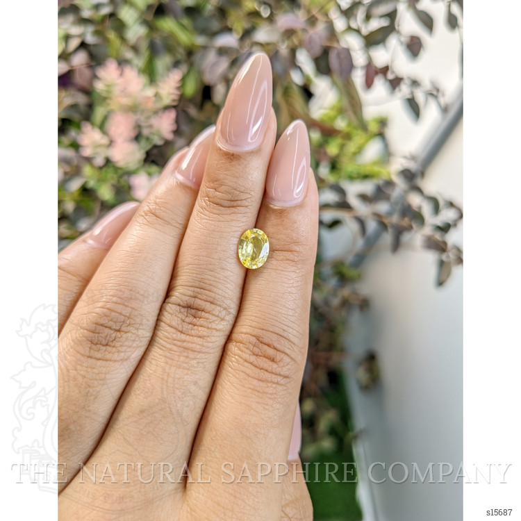 1.37 Ct. Yellow Sapphire from Ceylon (Sri Lanka)