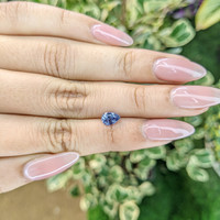 0.92 Ct. Blue Sapphire from Ceylon (Sri Lanka) Life Style