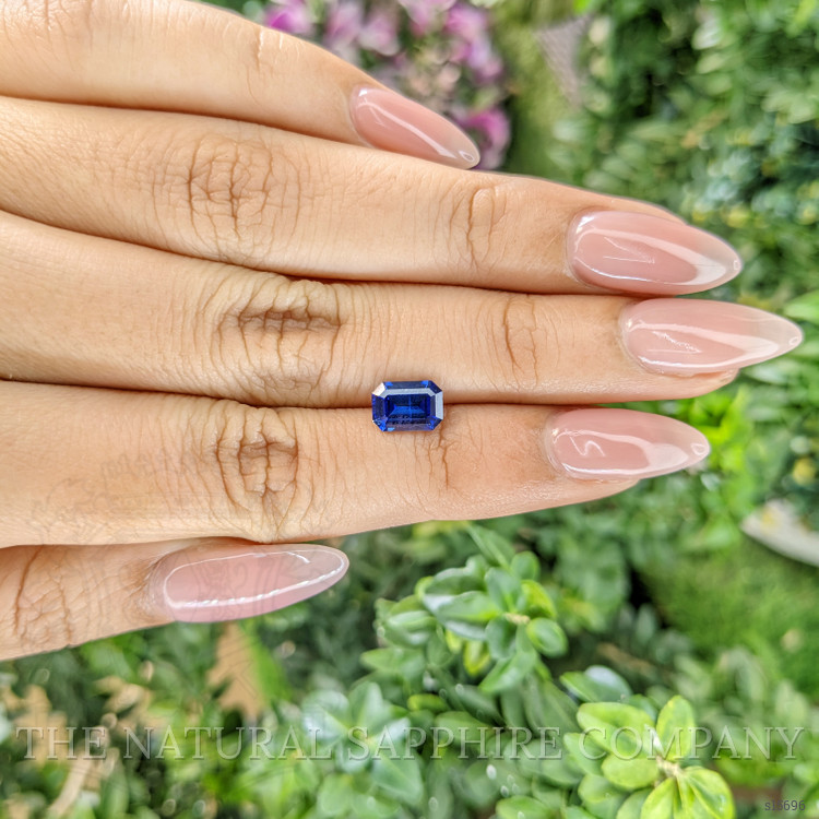 1.55 Ct. Blue Sapphire from Ceylon (Sri Lanka)
