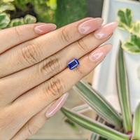 1.90 Ct. Blue Sapphire from Ceylon (Sri Lanka) Life Style