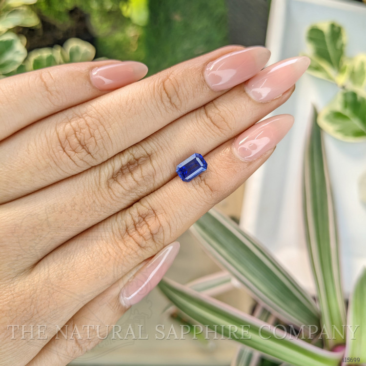 1.90 Ct. Blue Sapphire from Ceylon (Sri Lanka)