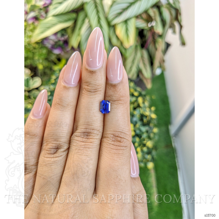 1.60 Ct. Blue Sapphire from Ceylon (Sri Lanka)