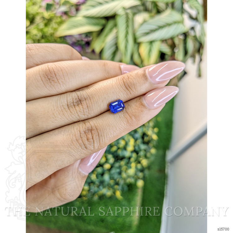 1.60 Ct. Blue Sapphire from Ceylon (Sri Lanka)