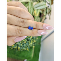 1.48 Ct. Blue Sapphire from Ceylon (Sri Lanka) Life Style