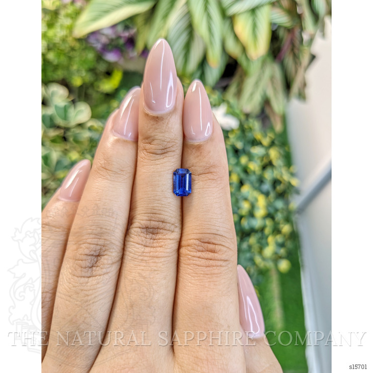 1.48 Ct. Blue Sapphire from Ceylon (Sri Lanka)