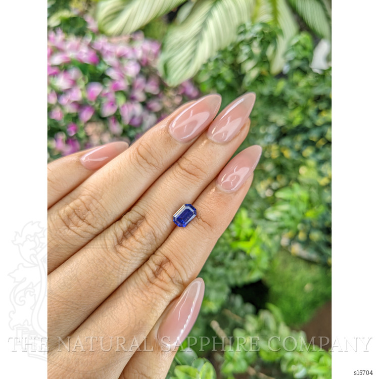 1.30 Ct. Blue Sapphire from Ceylon (Sri Lanka)