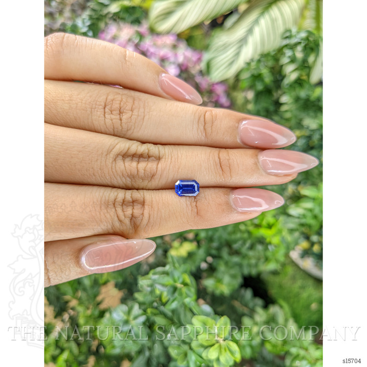 1.30 Ct. Blue Sapphire from Ceylon (Sri Lanka)