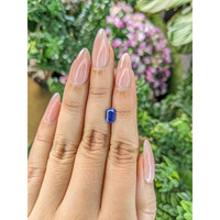 1.30 Ct. Blue Sapphire from Ceylon (Sri Lanka) Life Style
