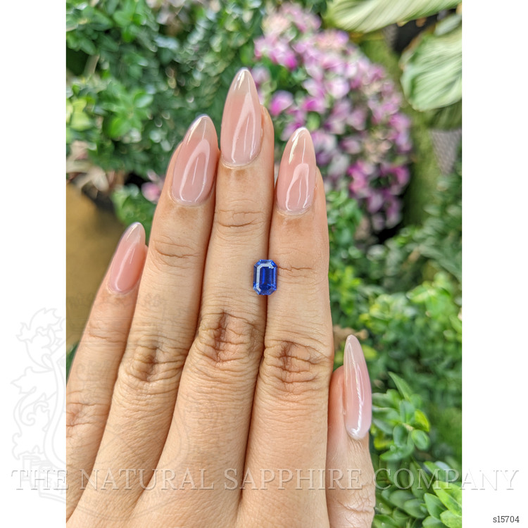 1.30 Ct. Blue Sapphire from Ceylon (Sri Lanka)