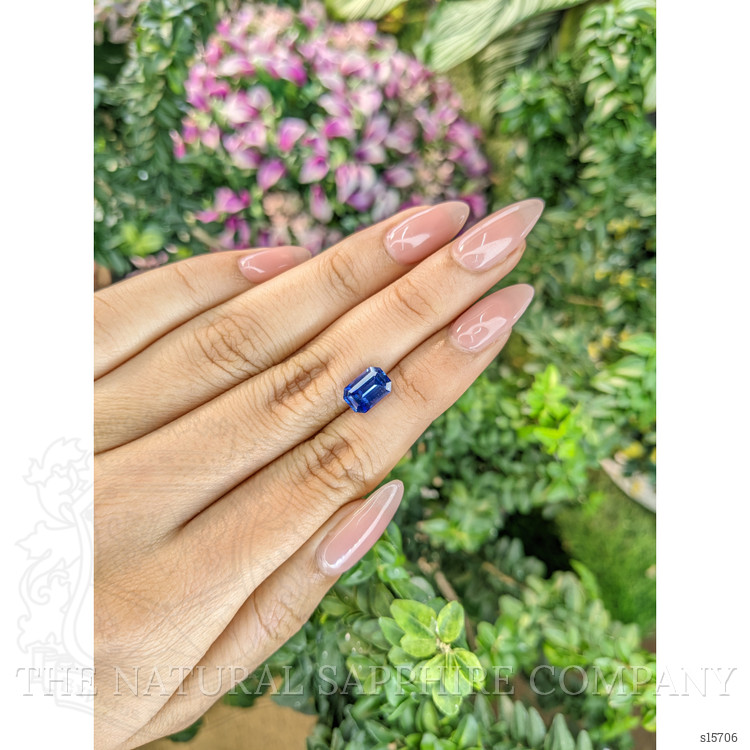 2.27 Ct. Blue Sapphire from Ceylon (Sri Lanka)