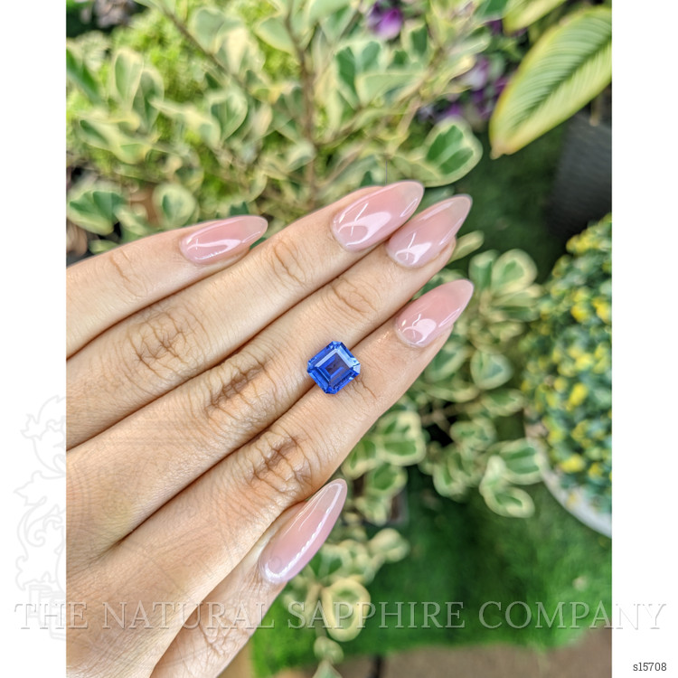 2.58 Ct. Blue Sapphire from Ceylon (Sri Lanka)