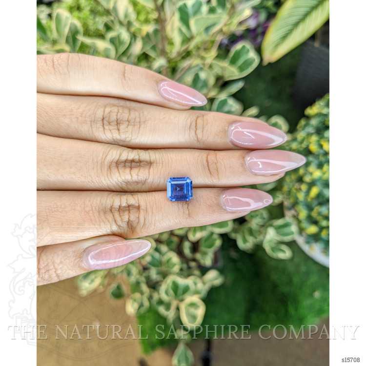 2.58 Ct. Blue Sapphire from Ceylon (Sri Lanka)