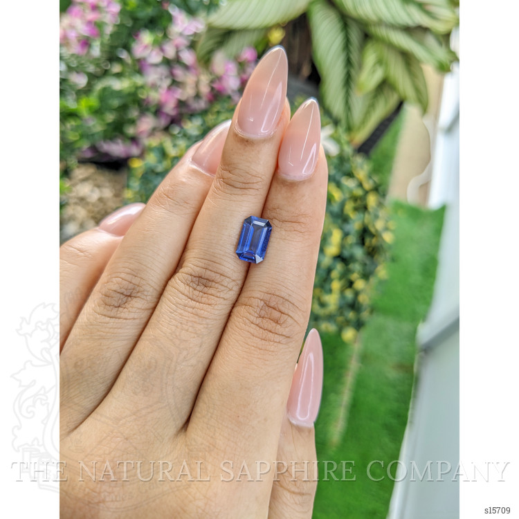 2.57 Ct. Blue Sapphire from Ceylon (Sri Lanka)