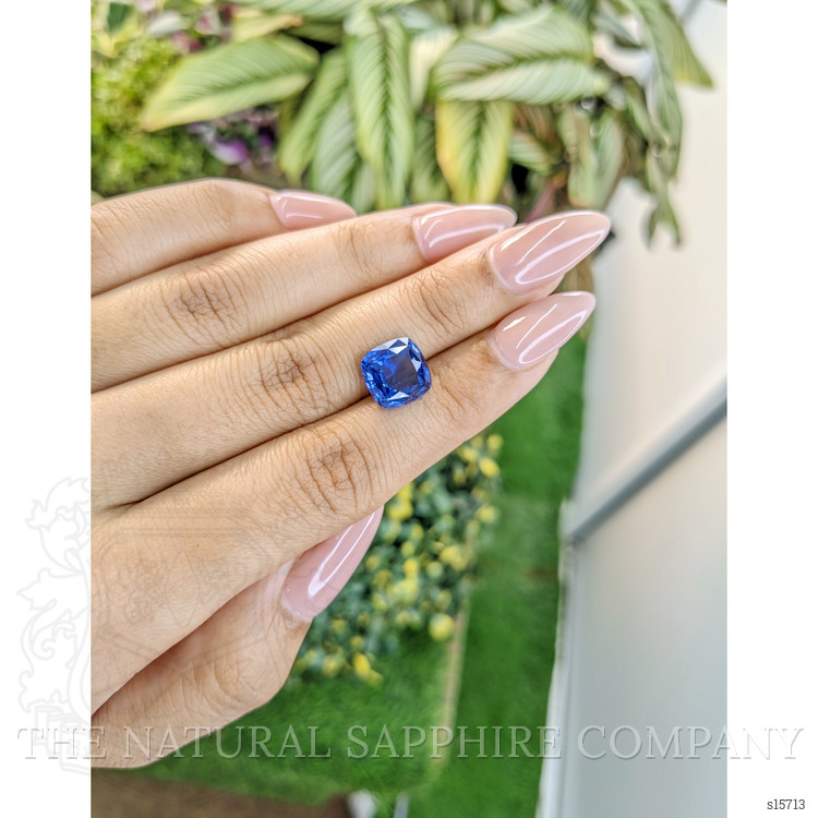 5.39 Ct. Blue Sapphire from Ceylon (Sri Lanka)