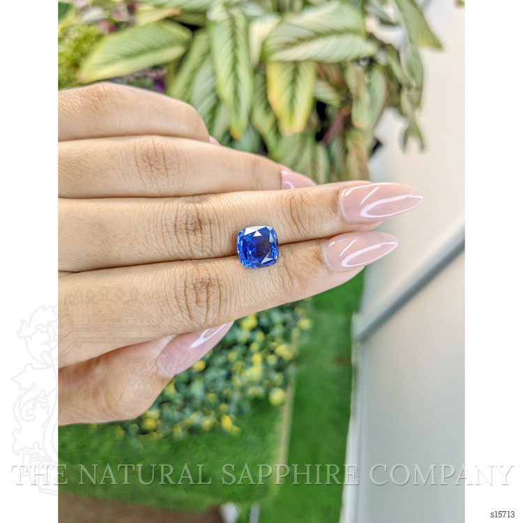 5.39 Ct. Blue Sapphire from Ceylon (Sri Lanka)