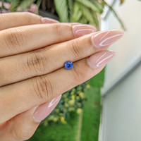 0.67 Ct. Blue Sapphire from Ceylon (Sri Lanka) Life Style