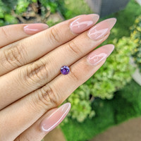 0.55 Ct. Purple Sapphire from Ceylon (Sri Lanka) Life Style