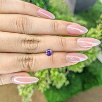 0.55 Ct. Purple Sapphire from Ceylon (Sri Lanka) Life Style