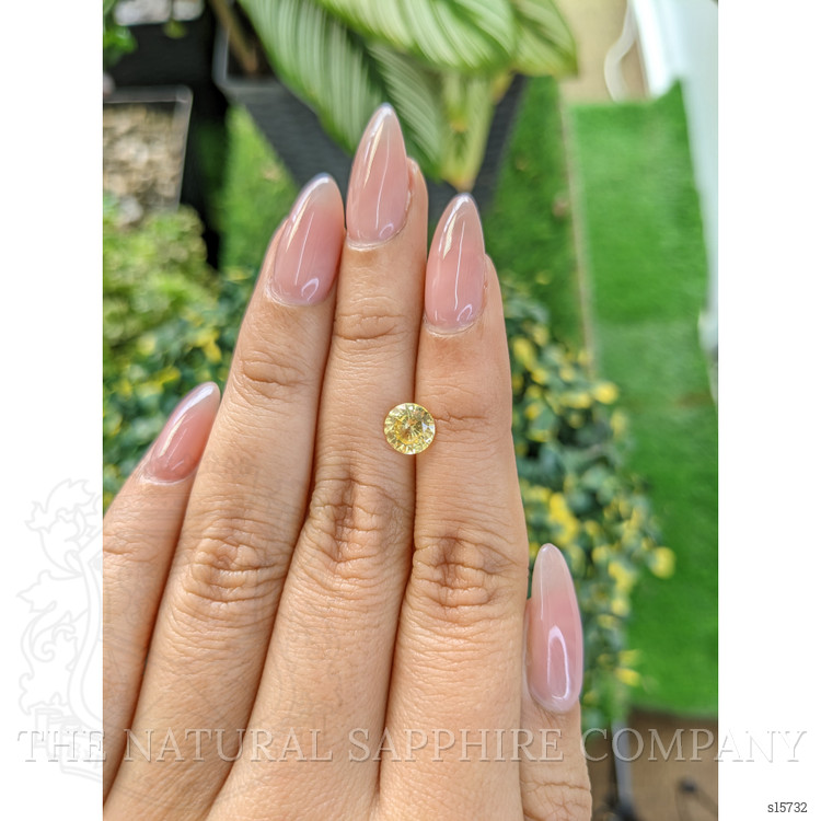 1.39 Ct. Yellow Sapphire from Ceylon (Sri Lanka)