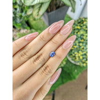 1.08 Ct. Blue Sapphire from Ceylon (Sri Lanka) Life Style