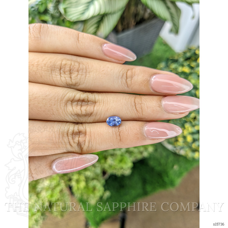 1.08 Ct. Blue Sapphire from Ceylon (Sri Lanka)