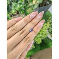 0.68 Ct. Blue Sapphire from Ceylon (Sri Lanka) Life Style