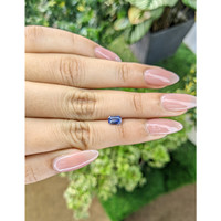 0.68 Ct. Blue Sapphire from Ceylon (Sri Lanka) Life Style