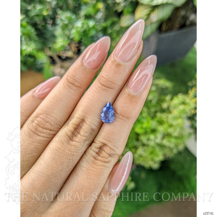 1.45 Ct. Blue Sapphire from Ceylon (Sri Lanka)
