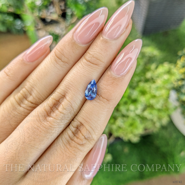 1.44 Ct. Blue Sapphire from Ceylon (Sri Lanka)