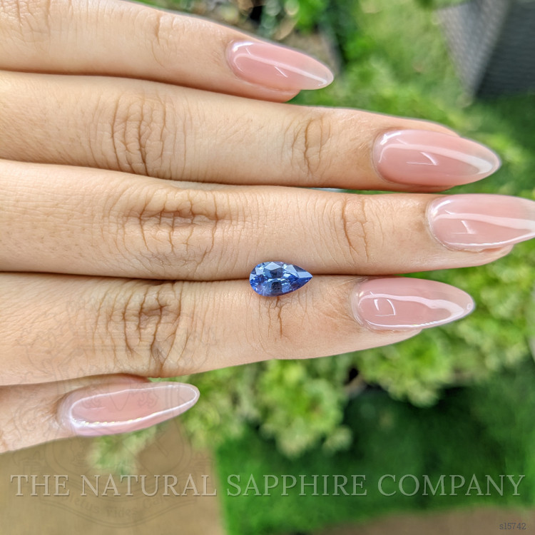 1.44 Ct. Blue Sapphire from Ceylon (Sri Lanka)