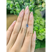 0.81 Ct. Blue Sapphire from Ceylon (Sri Lanka) Life Style