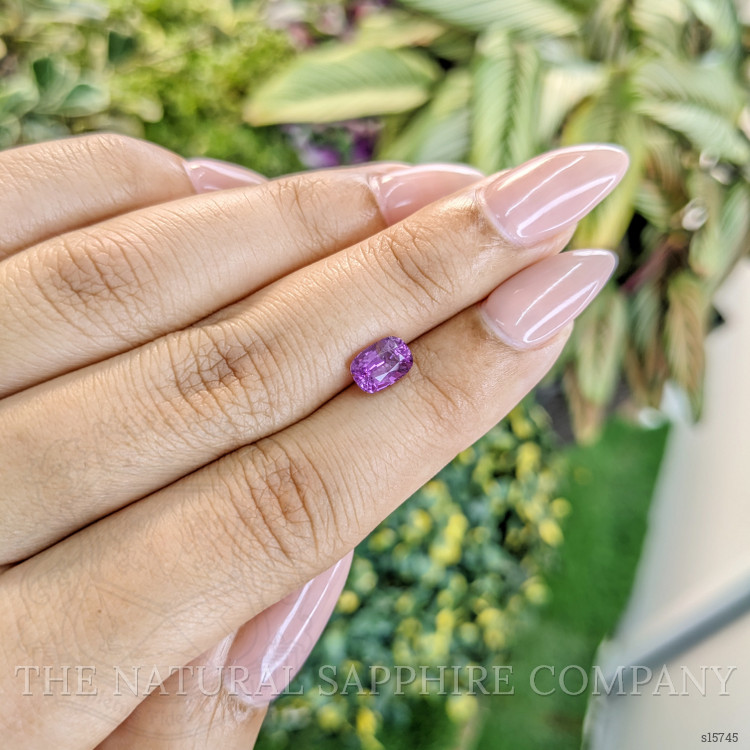 1.33 Ct. Purplish Pink Sapphire from Ceylon (Sri Lanka)