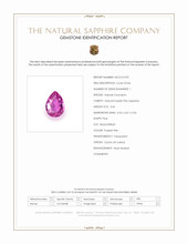 0.64 Ct. Purplish Pink Sapphire from Ceylon (Sri Lanka) Scan Report