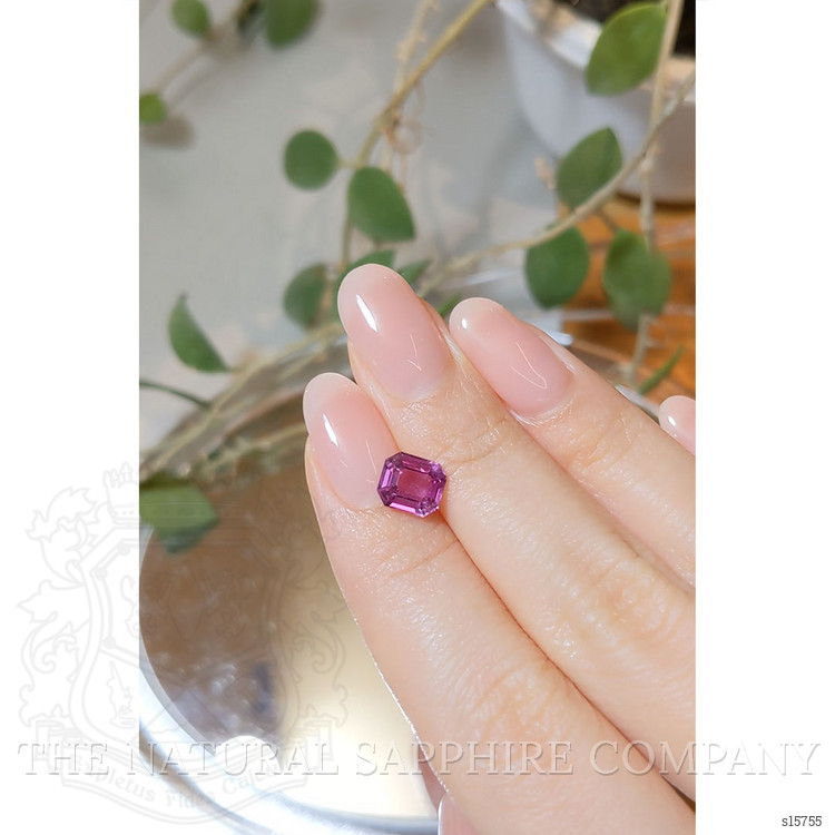 2.07 Ct. Purplish Pink Sapphire from Ceylon (Sri Lanka)