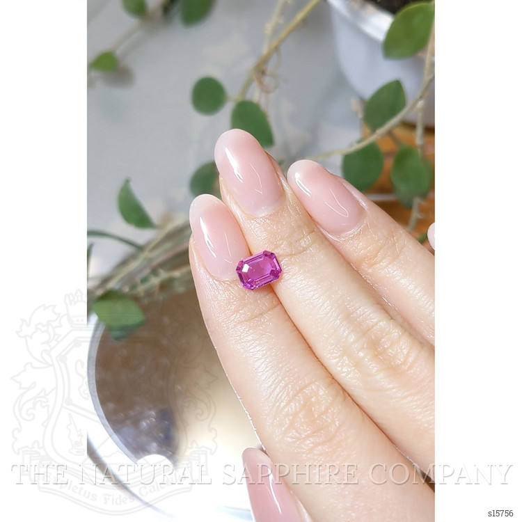 1.46 Ct. Pink Sapphire from Ceylon (Sri Lanka)