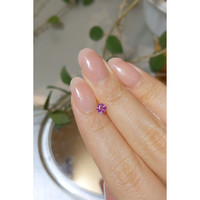 0.41 Ct. Purplish Pink Sapphire from Ceylon (Sri Lanka) Life Style